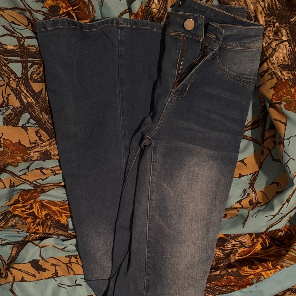 Fashion Nova Women's Boot Cut Jeans - Blue